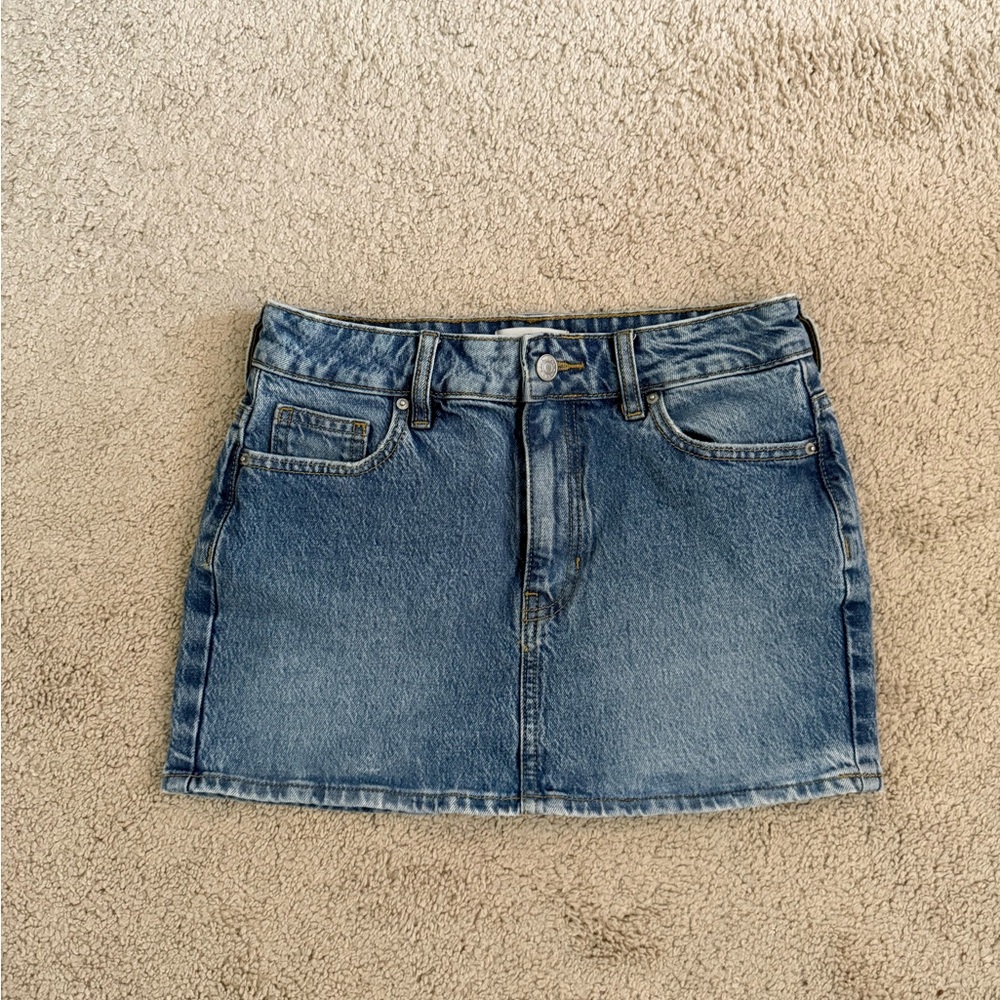 PacSun Blue Denim Mini Skirt